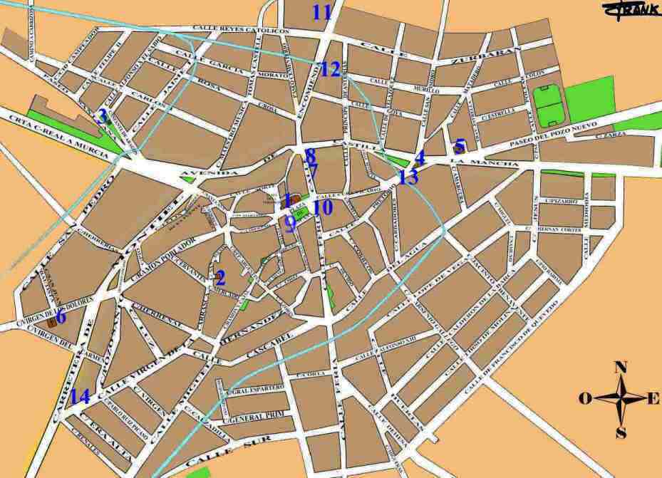 Plano de Villahermosa